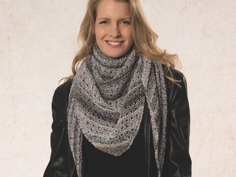 Strickanleitung Dreiecktuch "Messina" 762060