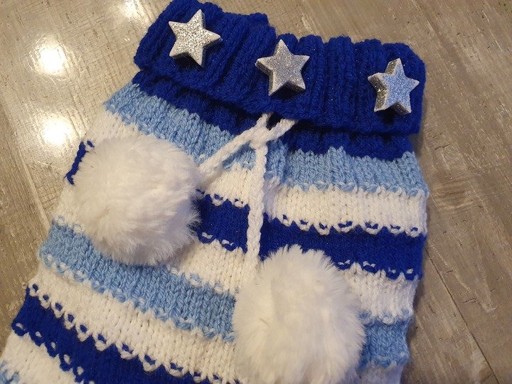 Strickanleitung Weihnachtssocke Baby Boy 50 cm lang!