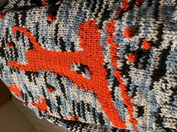 Anleitung für die unisex Strickjacke "Snowboard"