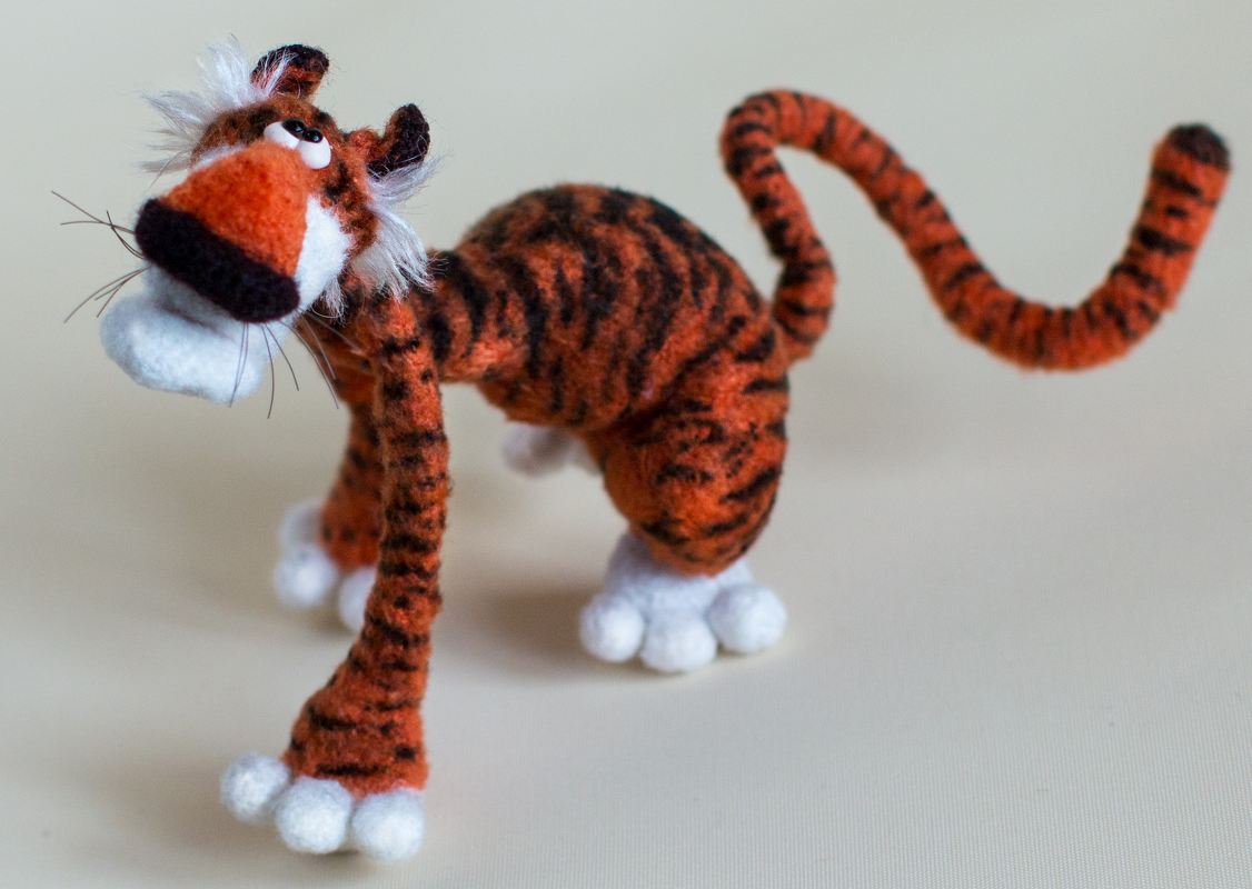 307DE Häkelanleitung Amigurumi Tiger Vzhik - PDF Pertseva CP