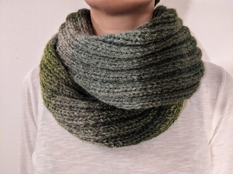 Strickanleitung Einfacher Loop Schal