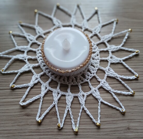 Häkelanleitung Teelichthalter schnell gemacht