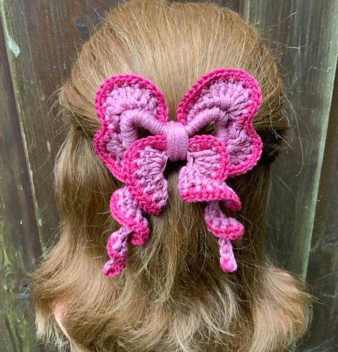 Zauberhafte Haarschleife/Haarspange - Bild 4