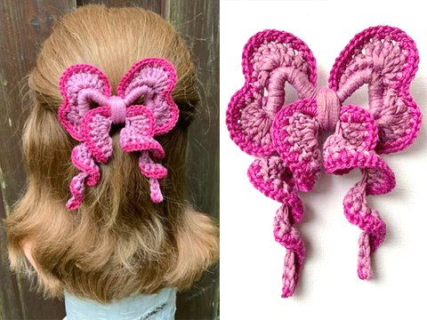 Zauberhafte Haarschleife/Haarspange