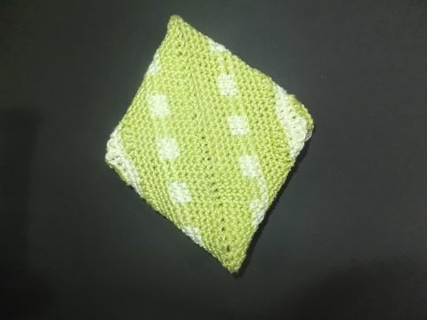 Topflappen mit Eingriff