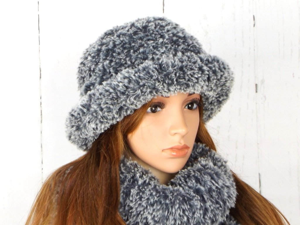 Häkelanleitung Hut "Fake Fur" - Bild 3