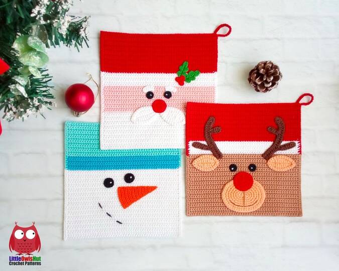 307NLY Haakpatroon - Kerstman  pannenlap PDF file by Zabelina