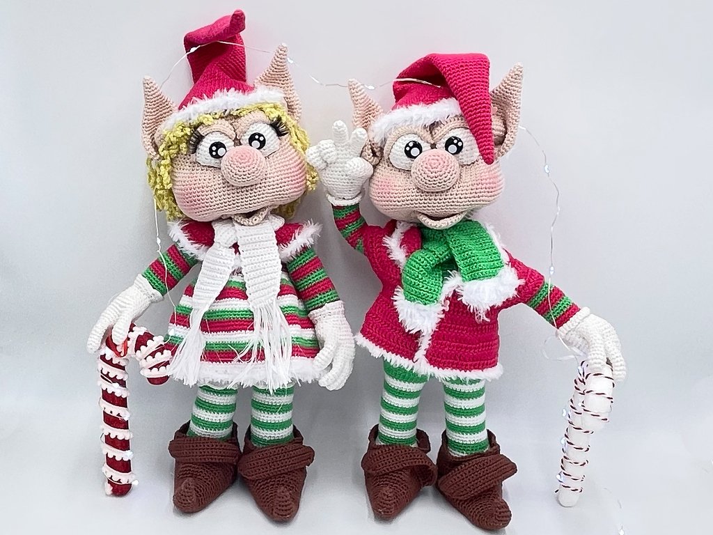 "Weihnachtselfen" - nachtleuchtend - Bild 4