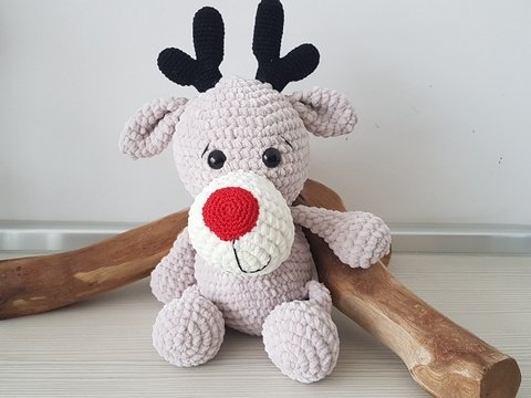 Kuscheliges Rentier Rudi Häkelanleitung