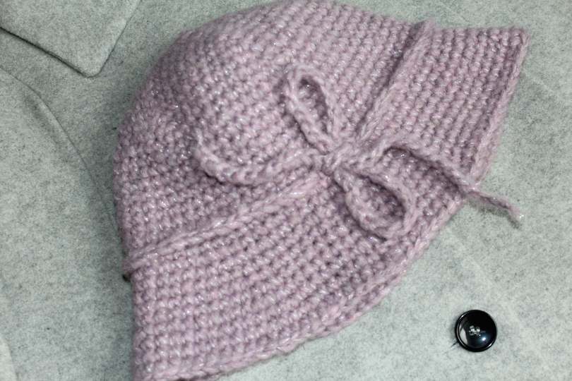 "ohne Glitzer - ohne mich" Damenhut häkeln PDF-Anleitung