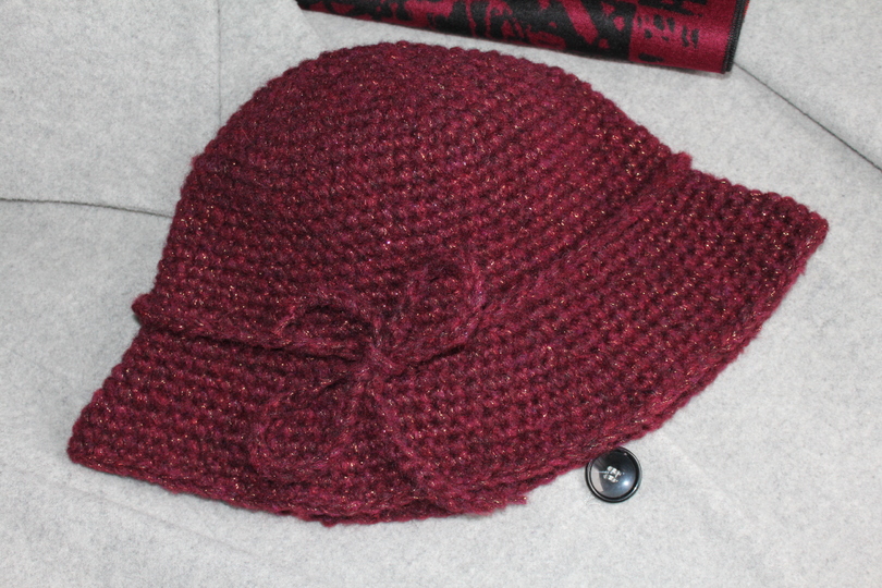 "ohne Glitzer - ohne mich" Damenhut häkeln PDF-Anleitung