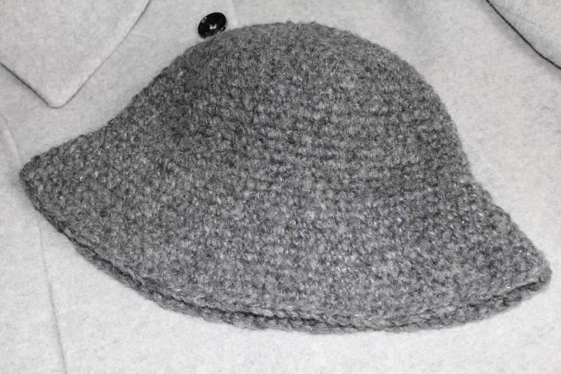 "ohne Glitzer - ohne mich" Damenhut häkeln PDF-Anleitung