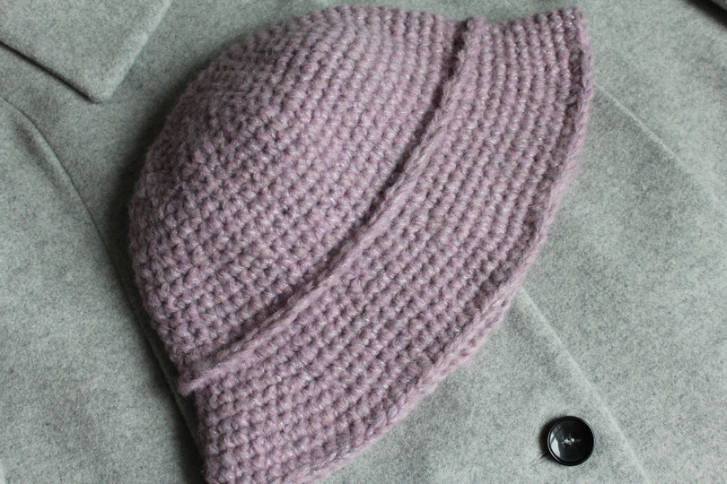 "ohne Glitzer - ohne mich" Damenhut häkeln PDF-Anleitung