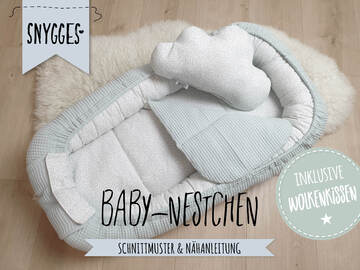 Baby-Nestchen und Wolkenkissen - Schnittmuster und Anleitung