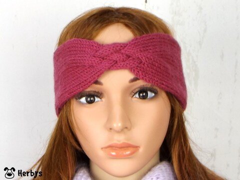 Strickanleitung Stirnband " Verzopft"