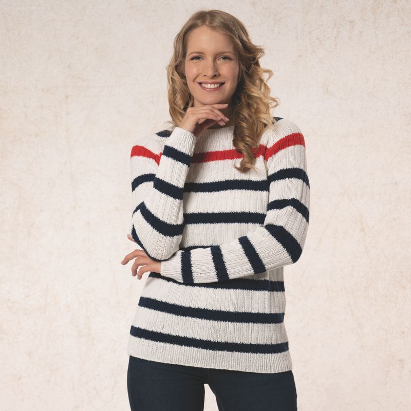 Strickanleitung Damenpullover "Piano" 762091