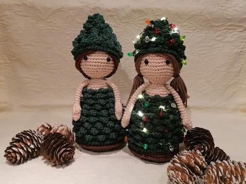 Häkelanleitung Tannenbaum / Weihnachtsbaum Blumenkind