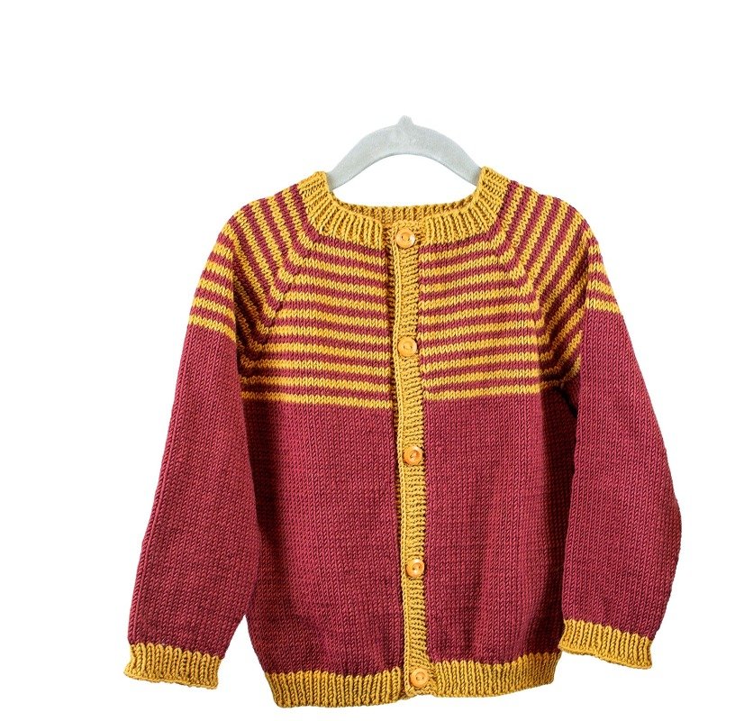 Strickanleitung Kinderjacke Unity in den Größen 98 bis 140, von 3 bis 10 J. - Bild 2