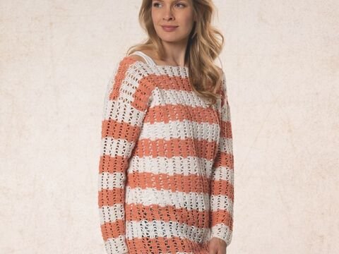 Häkelanleitung Damenpullover "Macau" 762098