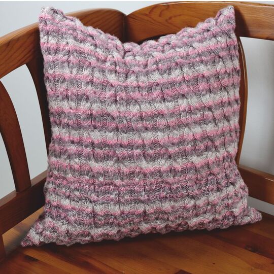 Strickanleitung Kissenbezug "Capri Color" 762119