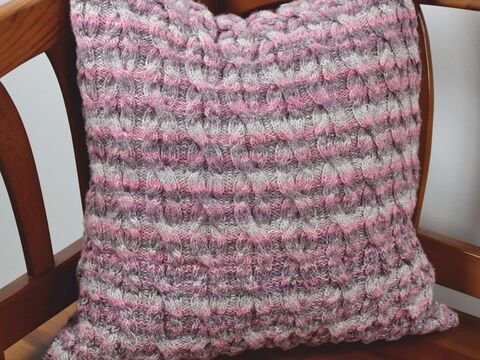 Strickanleitung Kissenbezug "Capri Color" 762119