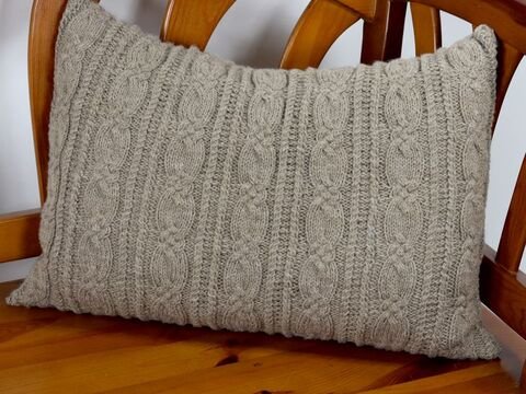 Strickanleitung Kissenbezug "Capri" 762120