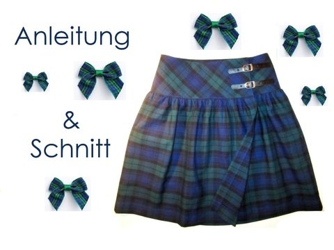 Schnitt + Anleitung Damen Wickelrock mit Taschen Gr.34-48