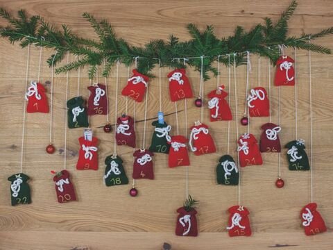 Strickanleitung Adventskalender "Ideal" 762146