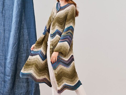 HÄKELJACKE DSCHUNGEL