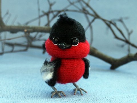 Gimpel. Häkelanleitung