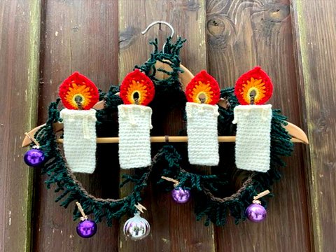 Petra Perles extra flacher Advenskranz