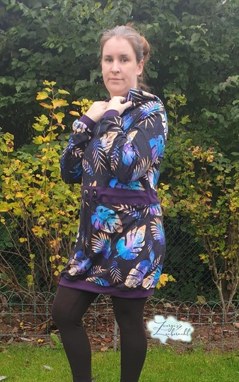 Longhoodie / Hoodie LUISE für Damen Gr. 34 - 54