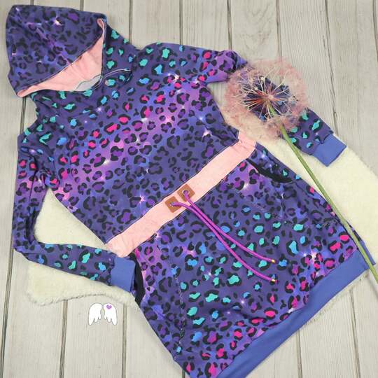 Longhoodie / Hoodie LUISE für Damen Gr. 34 - 54