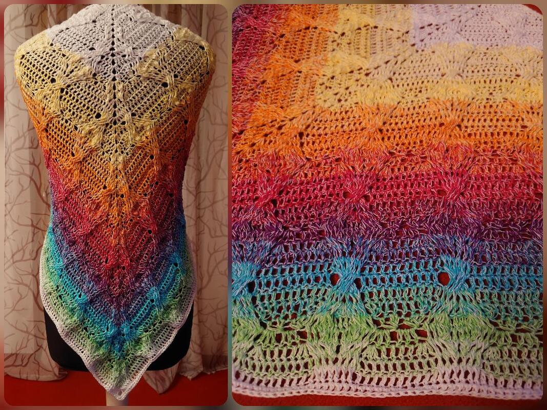 Tuch Dascha häkeln Häkeltuch