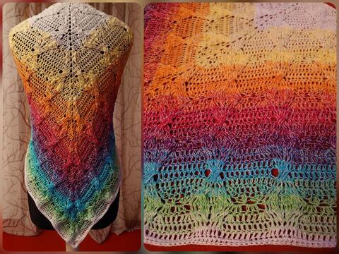 Tuch Dascha häkeln Häkeltuch