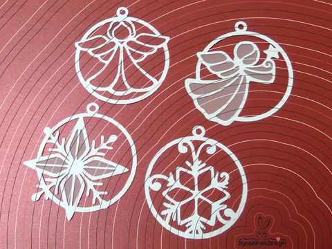 Engel Stern Kugeln Plotterdatei SVG DXF