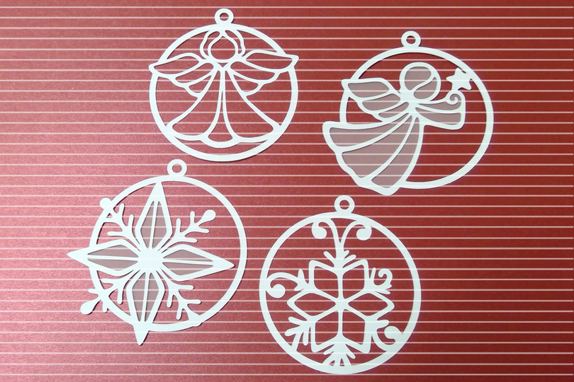 Engel Stern Kugeln Plotterdatei SVG DXF FCM