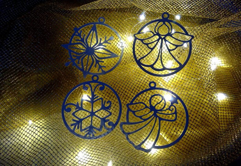 Engel Stern Kugeln Plotterdatei SVG DXF FCM