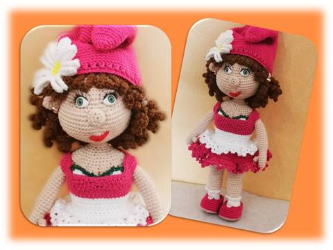 Anleitung Ballerina Rosi - Gartenzwergin