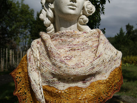 Anleitung Lace-Tuch Lichterkette