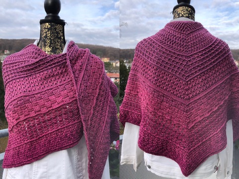 Wild Seven - flaches Dreieckstuch im Mustermix