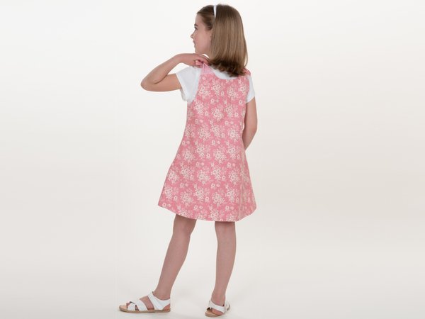 Girls dress sewing pattern with 3 variations, ebook pdf from Patternforkids