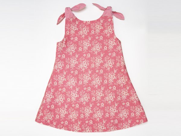 Girls dress sewing pattern with 3 variations, ebook pdf from Patternforkids