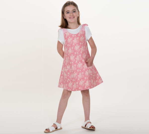 Schnittmuster Mädchenkleid JULE – Anleitung Datei Gr. 74/80–146/152