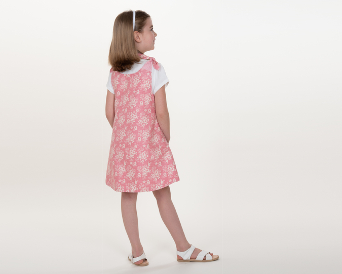 sewing pattern girls dress STEFFI tutorial 9m/12m 18m/2y 3y/4y 5y/6y 7y/8y