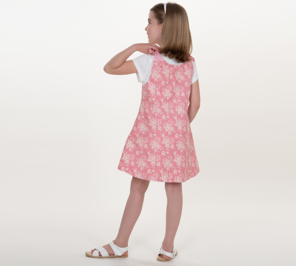 sewing pattern girls dress STEFFI tutorial 9m/12m 18m/2y 3y/4y 5y/6y 7y/8y