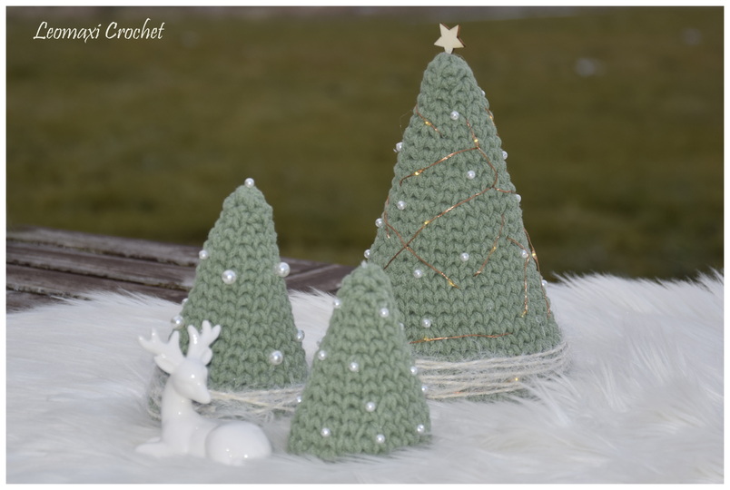 - NOEL - Tannebäumchen häkeln, alle Größe, Last-Minute Geschenk