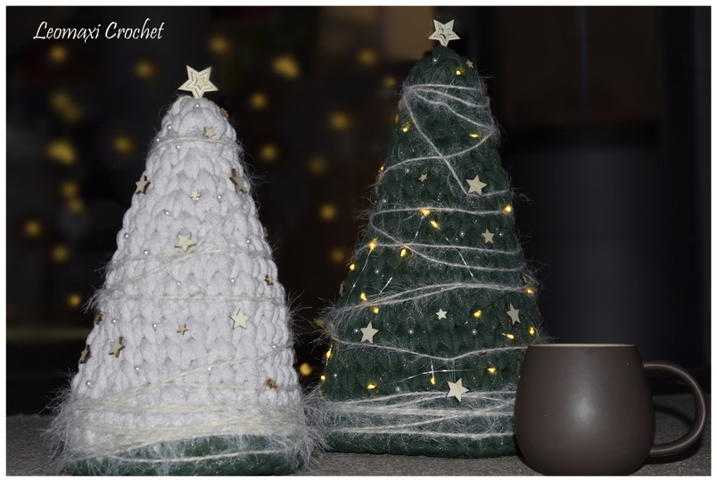 - NOEL - Tannebäumchen häkeln, alle Größe, Last-Minute Geschenk