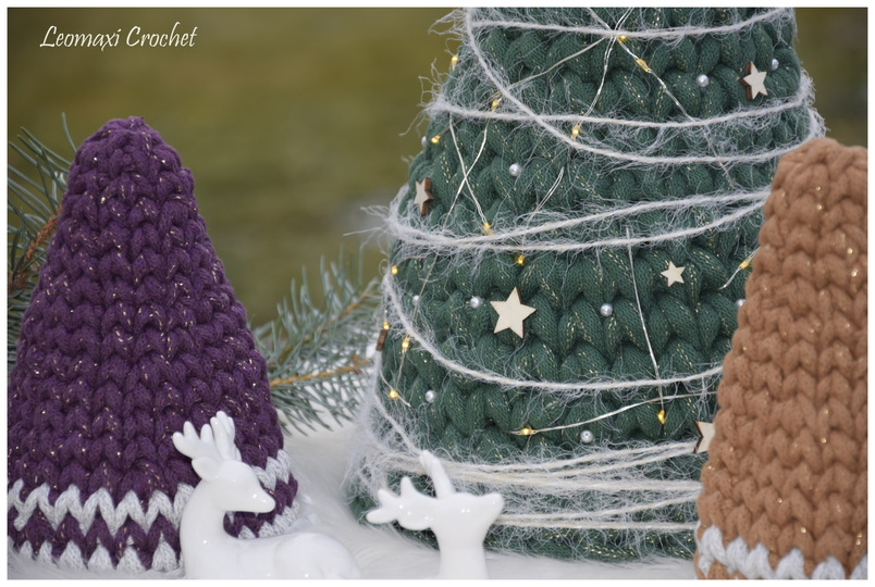 - NOEL - Tannebäumchen häkeln, alle Größe, Last-Minute Geschenk