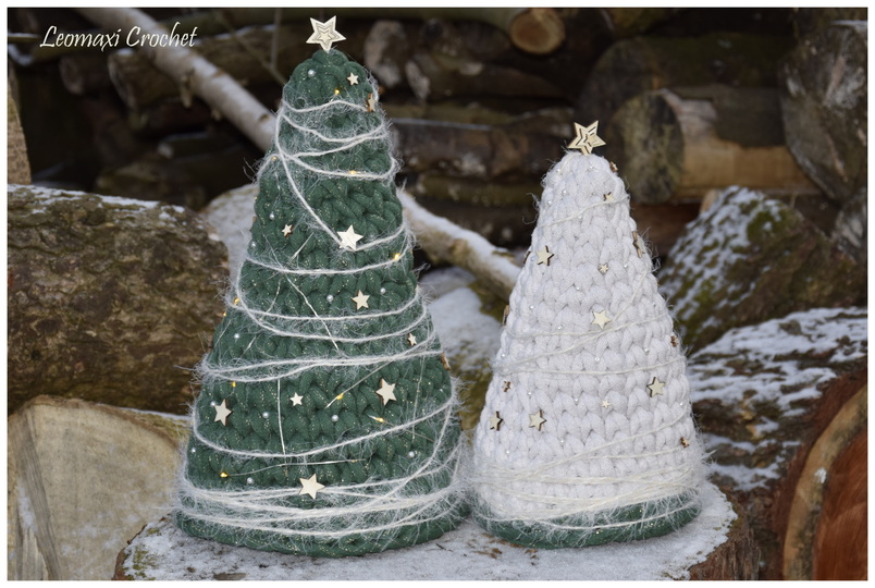 - NOEL - Tannebäumchen häkeln, alle Größe, Last-Minute Geschenk